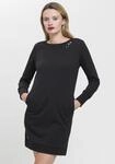 Ragwear Sweatkleid "MENITA O" Eingrifftaschen mit veganer 3 Knopf-Applikation