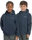 Outdoorjacke JACK WOLFSKIN "FLAZE JACKET K", Kinder, Gr. 104, blau (midnightsky),