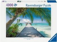 Puzzle RAVENSBURGER "Traumstrand auf den Malediven", bunt, Puzzles, KinderB:138cm