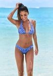 Triangel-Bikini-Top ELBSAND "Letra", Damen, Gr. 38, Cup A/B, blau,