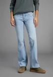 Bootcut-Jeans ARIZONA "mit Keileins&auml;tzen", Damen, Gr. 44, N-Gr, blau (bleached),
