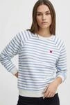 pieces Sweatshirt "PCGRETA LS EMB UB SWEAT FC", Baumwollmischung, regular fit