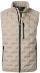 Steppweste CASAMODA "CASAMODA Steppweste uni", Herren, Gr. L, beige, 100% Polyester,