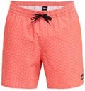 Boardshorts QUIKSILVER "Stretch Printed Volley 16", Herren, Gr. L, fiery coral mini