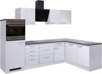 Flex-Well K&uuml;chenzeile "Lucca" wahlw. mit E-Ger&auml;ten, Stellma&szlig; 280x170 cm, viele