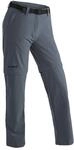 Outdoorhose MAIER SPORTS "Nata 2", Damen, Gr. 25, Kurzgr&ouml;&szlig;en, grau, 90% Polyamid,