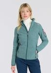CMP Strickfleecejacke "KNITTED MELANGE FLEECE WOMAN JACKET" W&auml;rmeisolierend &