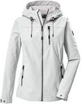 Softshelljacke "GS 111 WMN SFTSHLL JCKT", Damen, Gr. 38, wei&szlig; (naturwei&szlig;),
