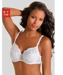 B&uuml;gel-BH LASCANA "Spitzen-BH, Dirndl-BH, Wanda", Damen, Gr. 105, Cup F, wei&szlig;,