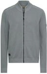 camel active Strickjacke mit Rei&szlig;verschluss und Stehkragen