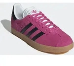 Sneaker ADIDAS ORIGINALS "GAZELLE", Damen, Gr. 41, semi lucid fuchsia, core schwarz,