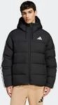 adidas Sportswear Winterjacke "ESSENTIALS CLIMAWARM 3-STREIFEN PUFFER MIT KAPUZE"