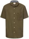 Kurzarmhemd CAMEL ACTIVE, Herren, Gr. 4XL, N-Gr, deep olive, Web, Obermaterial:...