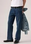 5-Pocket-Jeans LEVI'S "555 RELAXED STRAIGHT", Herren, Gr. 32, L&auml;nge 32, blau (check