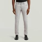 Slim-fit-Jeans G-STAR "3301 Slim", Herren, Gr. 32, L&auml;nge 32, grau (beached faded