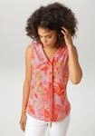 Aniston CASUAL Blusentop mit farbharmonischen Blumen und Bl&auml;ttern bedruckt