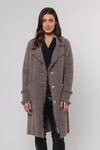 Rino & Pelle Longstrickjacke "CATENA" mit Fransendetails und Kn&ouml;pfen
