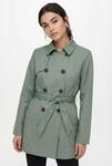 Trenchcoat ONLY "ONLVALERIE TRENCHCOAT OTW NOOS", Damen, Gr. M, laurel wreath,...