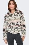 ONLY Outdoorjacke "ONLANNA CONTACT AOP HOOD JACKET OTW CS" mit Kapuze
