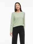 Vila Rundhalspullover "VIRIL O-NECK L/S KNIT TOP - NOOS" Viskosemischung,...