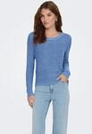 ONLY Strickpullover "ONLGEENA XO L/S PULLOVER KNT NOOS" Materialmix, regular fit