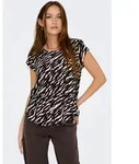ONLY Shirtbluse "ONLVIC S/S AOP TOP NOOS PTM" mit Allover Druck