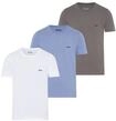 BOSS T-Shirt "TShirtRN 3P Classic" Packung, 3 Stk. mit BOSS Stickerei