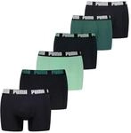 PUMA Boxershorts "PUMA MEN EVERYDAY BOXER" 6er Pack, Elastischer Logobund,