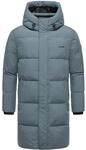 Steppmantel STONE HARBOUR "Hadrieen XX", Herren, Gr. S (48), hellblau, Obermaterial: