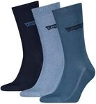 Levis Socken "LEVIS REGULAR CUT BW LOGO RECYCL CO 3P" Packung, 3 Paar tlg. mit