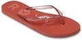 Sandale ROXY "Viva Sparkle", Damen, Gr. 10 (41), rot (ginger spice), Obermaterial: