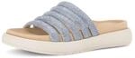Pantolette GABOR, Damen, Gr. 37, blau (hellblau), Textil, Schuhe Pantolette,...