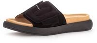 Gabor Pantolette, Plateau, Sommerschuh, Schlappen mit gro&szlig;er Zierschnalle