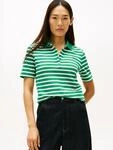 Poloshirt TOMMY HILFIGER "Regular Fit Pique Premium Polo", Damen, Gr. S (36), pink,