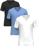 Calvin Klein Underwear T-Shirt "S/S V NECK 3PK" Packung, 3er-Pack, 3 mit Logo am Saum