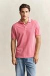 Poloshirt GANT "2 TONE", Herren, Gr. 3XL, rose rot, Jersey, Obermaterial: 100%