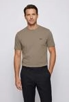 Rundhalsshirt BOSS GREEN "Tee", Damen, Gr. M, light, pastel gr&uuml;n336, Single Jersey,