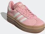 Sneaker ADIDAS ORIGINALS "GAZELLE BOLD", Damen, Gr. 43, wonder mauve, sanftes wei&szlig;,