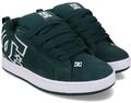 Schn&uuml;rschuh DC SHOES "Court Graffik", Damen, Gr. 14(48,5), dunkelgr&uuml;n, wei&szlig;,