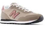 Sneaker NEW BALANCE "515", Herren, Gr. 44, beige (stoneware), Leder, Textil, Schuhe