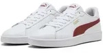 Sneaker PUMA "Smash 3.0 Sneakers Erwachsene", Damen, Gr. 44, wei&szlig; bordeaux rot,