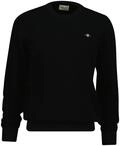 Gant Strickpullover "MICRO TEXTURED COTTON C-NECK" Regular fit mit Rundhalsausschnitt