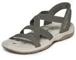 Skechers Sandale "REGGAE SLIM-STRETCH FLEX" Flats, Trekking Sandale mit Slip-ins