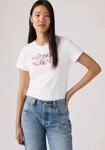 T-Shirt LEVI'S "LSE THE PERFECT TEE", Damen, Gr. S (36), p2_blake brushstroke...