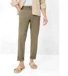 Chinohose BRAX "Style EVANS", Herren, Gr. 52, Normalgr&ouml;&szlig;en, khaki, Web, 96%