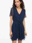 Vila Minikleid "VIFALIA V-NECK S/S SHORT DRESS- NOOS" Sommerkleid