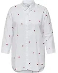 ONLY CARMAKOMA Langarmbluse "CARNEW LINA GRACE LS EMB SHIRT WVN NOOS" Baumwolle