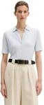 Kurzarmshirt MARC O'POLO "aus LENZING&trade; ECOVERO&trade;", Damen, Gr. L, airy blau,