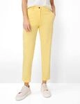 3/4-Hose BRAX "Style MARON S", Damen, Gr. 40, Normalgr&ouml;&szlig;en, gelb, Web, 78%