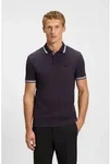 Poloshirt BOSS GREEN "Paddy", Herren, Gr. L, lila (medium lila517), Jersey,